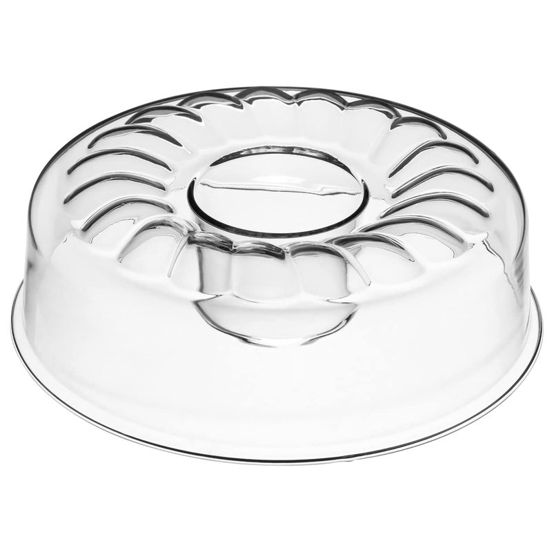 SIMAX Clear Glass Shallow (4.75â€) Bundt Pan | Heat, Cold, and Shock Proof, Holds 2.1 Quarts (8.4 Cups), Made in Europe - Image 2